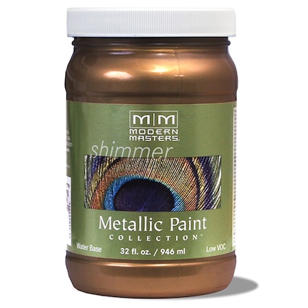 Modern Masters 1 Qt Modern Masters ME190 Statuary Bronze WB Decorative Metallic Paint ME190